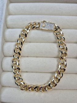 Men Bracelet 14K Gold plated high quality jewelry hypoallergenic waterproof non tarnish excellent quality 55$