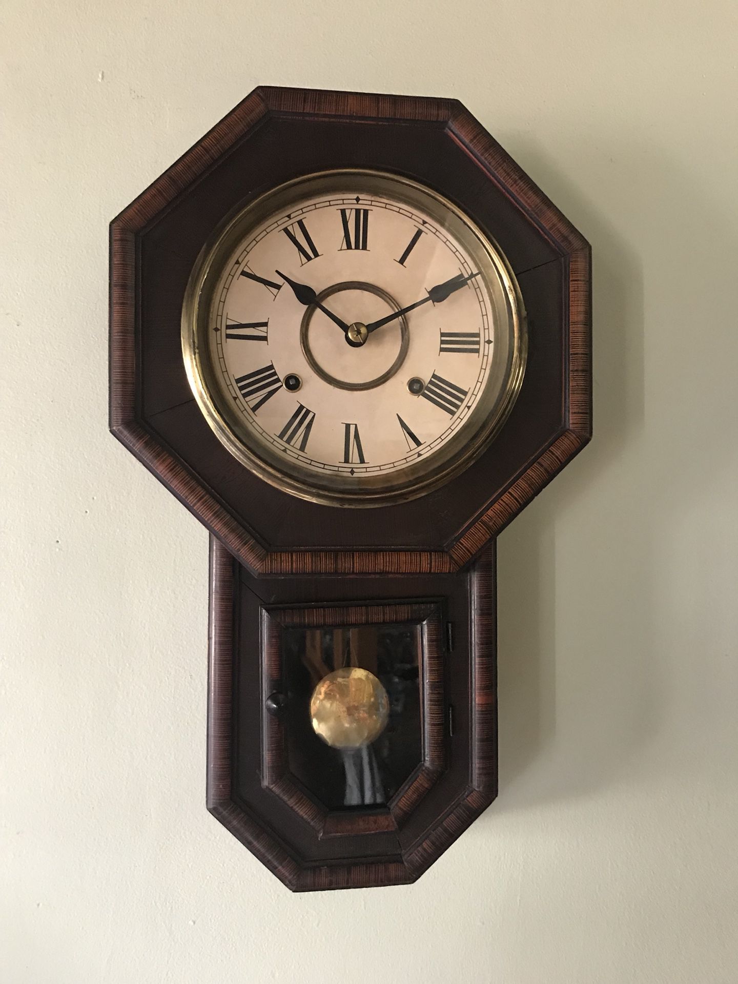 Antique Japanese “Schoolhouse Clock” from The Nagoya Japan Clock Co.