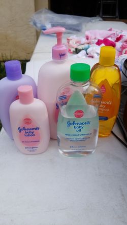 Johnson's and Johnson's baby products