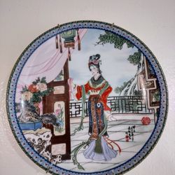 1987 Imperial Jingdezhen Porcelain Beauties of the Red Mansion;Porcelain Plate.
