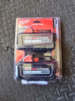 Milwaukee battery pack 6.0ah