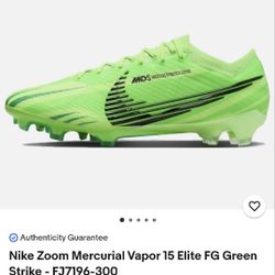 Nike Vapor 15 Elite Mercurial Dream Speed FG Low-Top Soccer Cleats