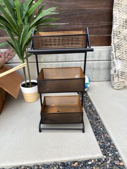 Free 3-Tier Metal Storage cart