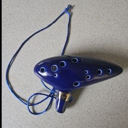 Blue Ocarina Flute