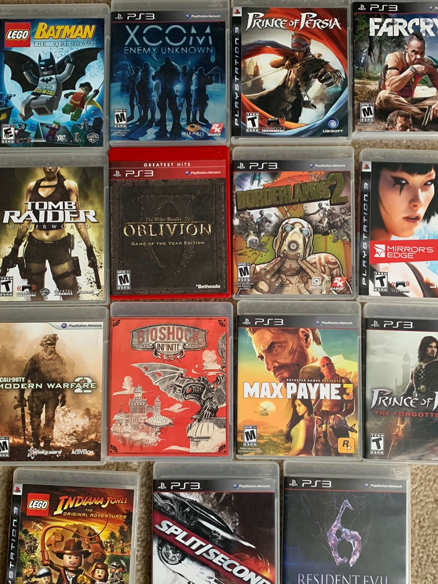 Collection of PS3