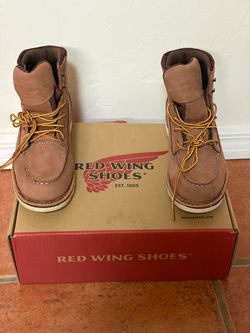 Red shoes Women's size 7 waterproof soft-toe work boot