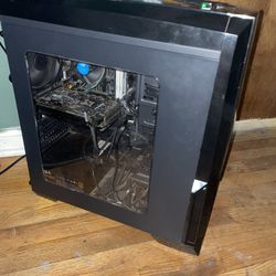 Gaming pc with monitor