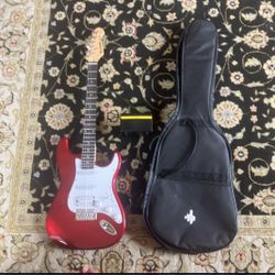 Donner Electric Guitar With Amp And Case
