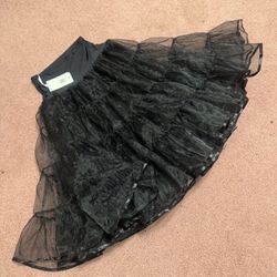 New Small Medium Black Caroline Tutu Costume Skirt  
