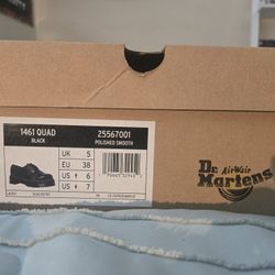 1461 Quad Black Dr Martens 