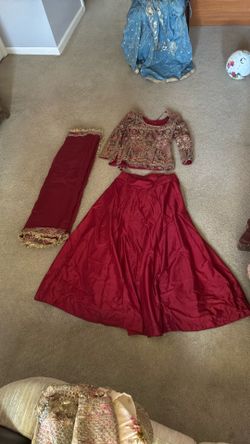 Beautiful Red Indian Dress