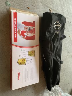 Wilson Tennis Ball Carrier and Nike Sports (Racket) bag!