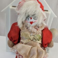 Vintage Porcelain Face Doll 