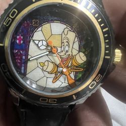 Disney Cast Member Exclusive LUMIERE "Be Our Guest" Wrist Watch MIB
