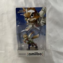 Nintendo Fox Amiibo Figure Super Smash Bros Wii U Switch USA BRAND NEW SEALED 
