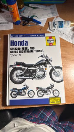 Haynes Repair Manual Honda Rebel CMX250