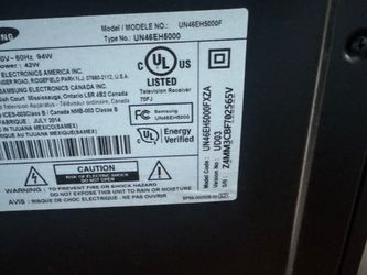 Selling a Samsung UN46EH5000FXZA