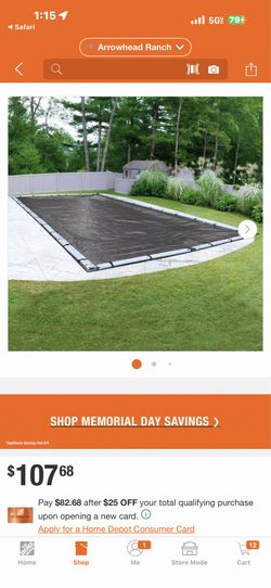 Dura-Guard Mesh 20 ft. x 40 ft. Rectangular Gray and Black Mesh In Ground Winter Pool Cover
