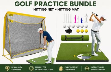Brand New Golf Practice Net & Hitting Mat Bundle