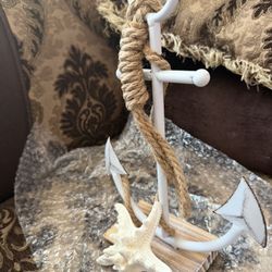 Boat Anchor & Rope Table Top Decor 