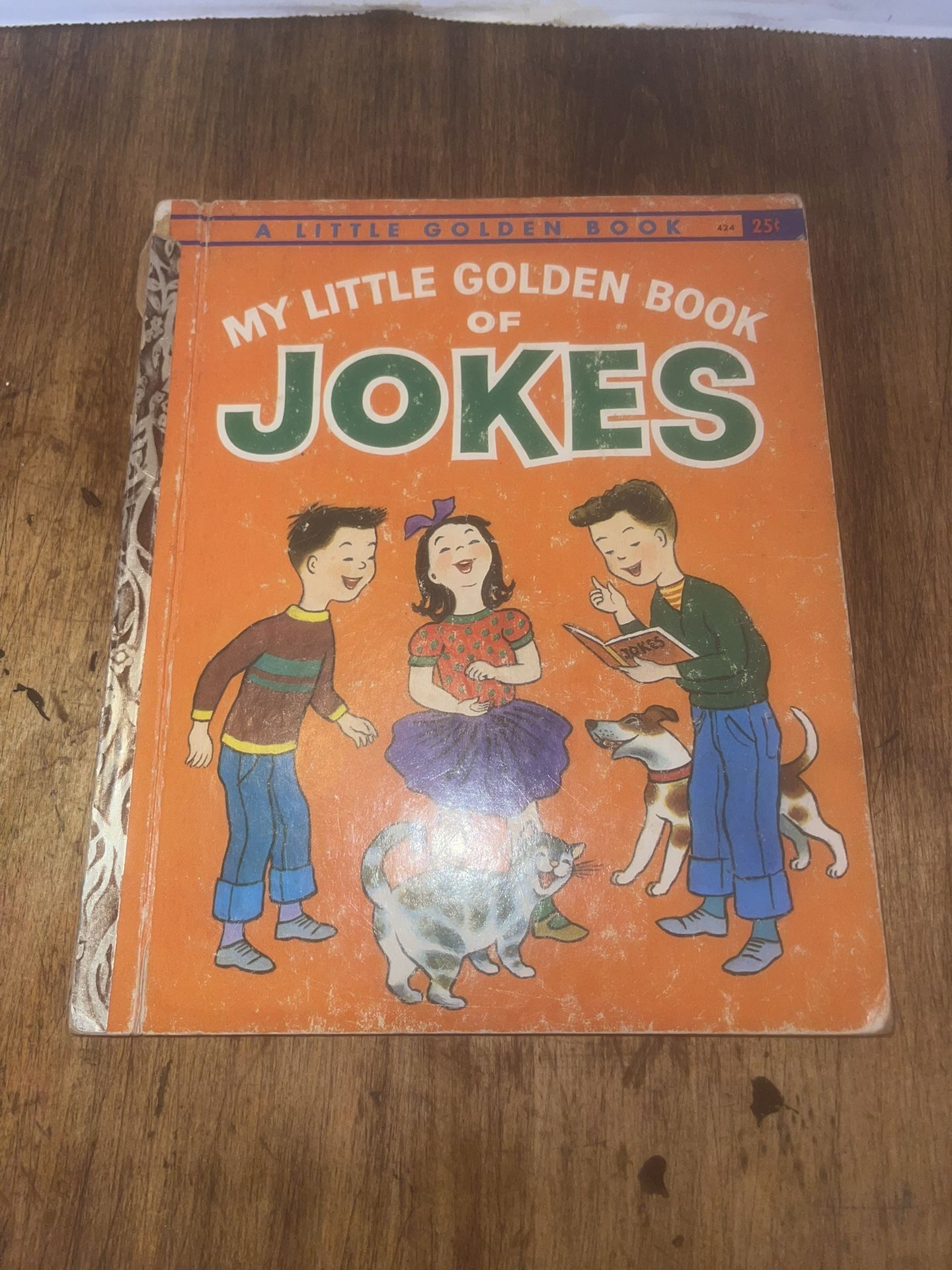 My Little Golden Book of Jokes ~ Written by George ~ Illustrated by Tibor Gergel