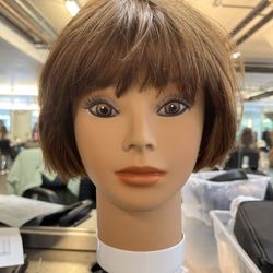 Tina - 100% Real Hair Head Mannequin- Provided by AVEDA INSTITUTE beauty school