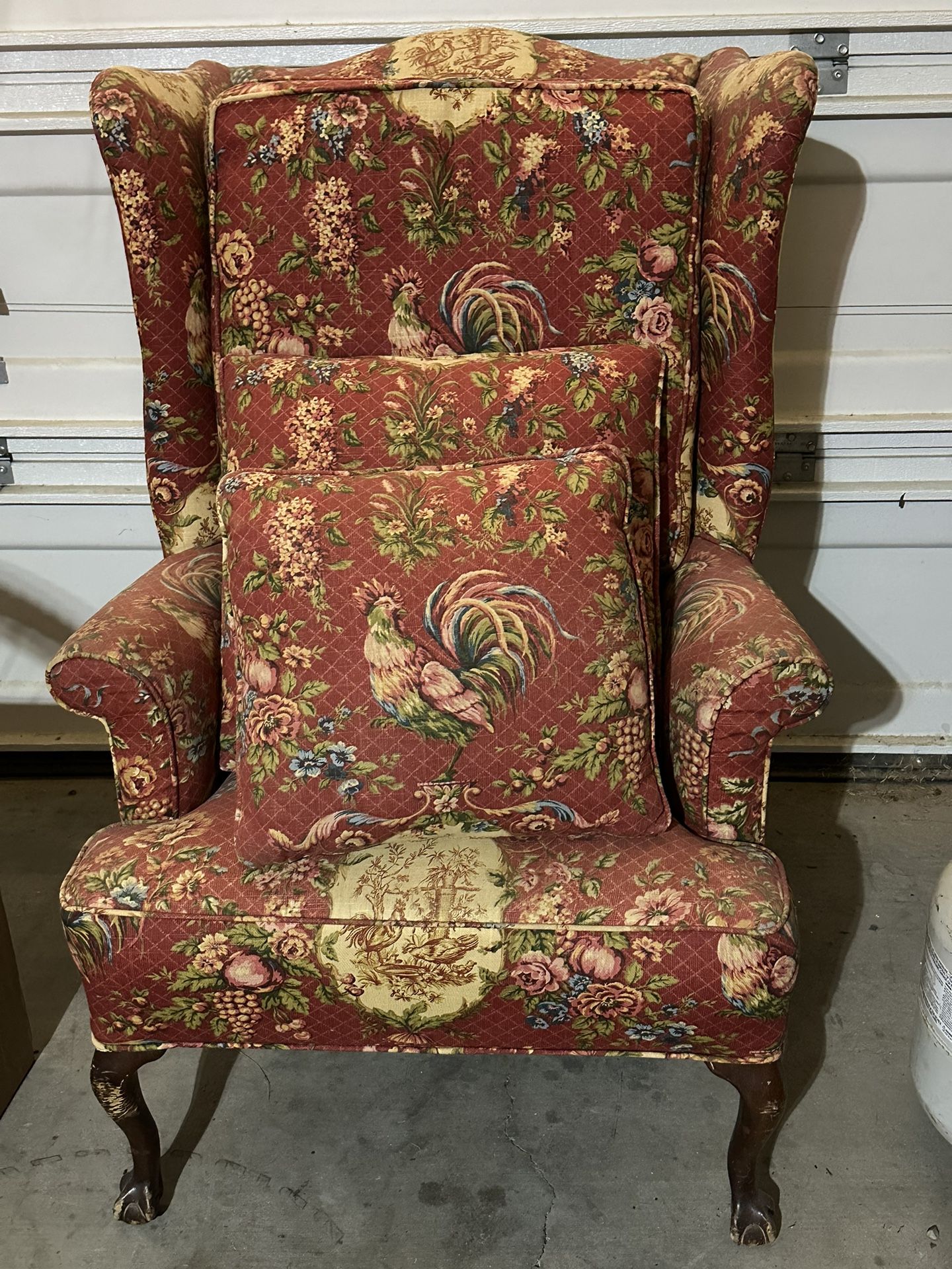 Antique Rooster Chair