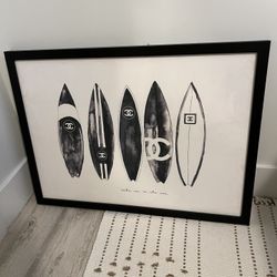 Surfboard Picture Frame