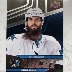 2017-18 Upper Deck Compendium Uncut Achievement Brent Burns #U-SP
