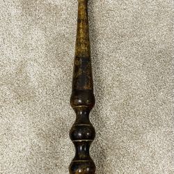 Antique Tall Heavy Brass Candle Holder 