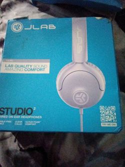 Jlab studio wired on ear headphones