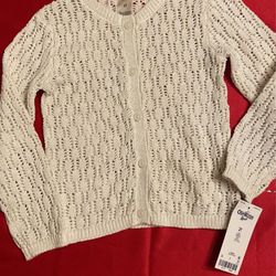 Oshkosh B’gosh Girls Knit Sweater Cardigan