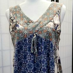 Boho Tunic Top M