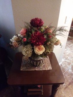 Vase With Beautiful Flowers.