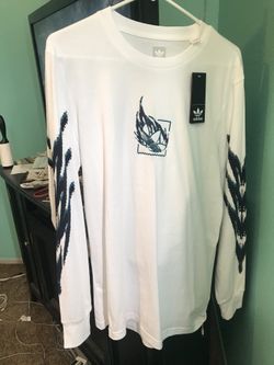 Adidas white tribe longsleeve