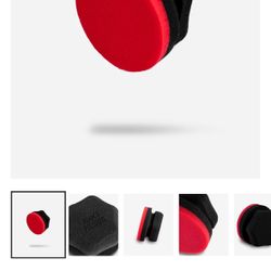 Adam's Red Waxing Hex Grip Applicator *NEW*