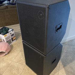 Custom PA Speakers Pair–500W / 8Ω – High Quality Passive Cabinets