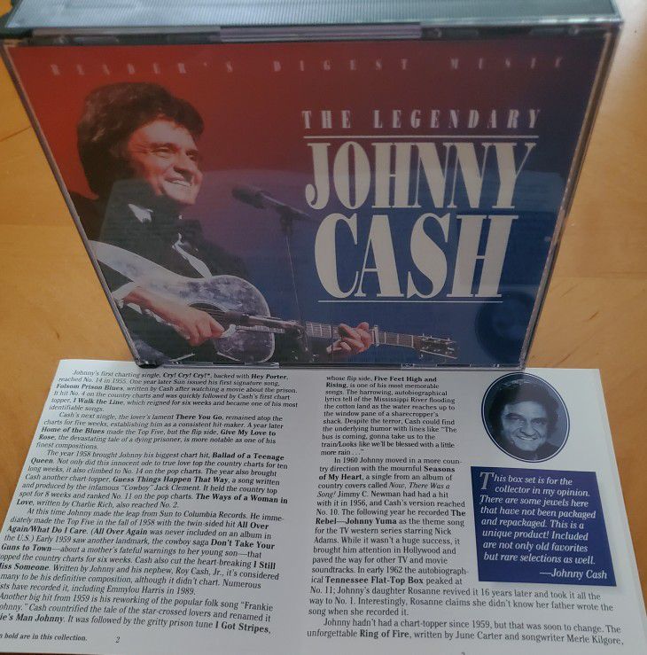 Johnny Cash 3 CD Box Set