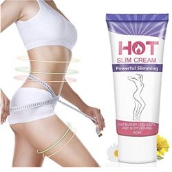 Hot Cream Tightening and Slimming 1Pc,Powerful Anti Cellulite Cream,Profession Slimming Cream Fat Burner for Tummy,Waist, Buttocks and Thighsc