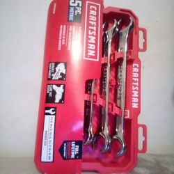  5-Piece Craftsman Wrench Set 
