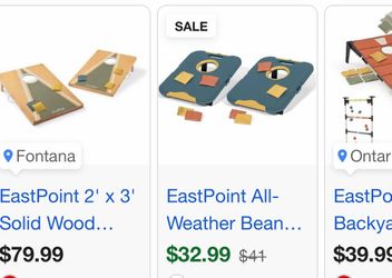 EastPoint cornhole (random design)