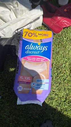Always Discreet Diapers
