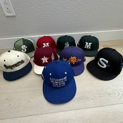 Fitted Hats All Size 7 1/8. (stussy, Supreme, Saintwoods)
