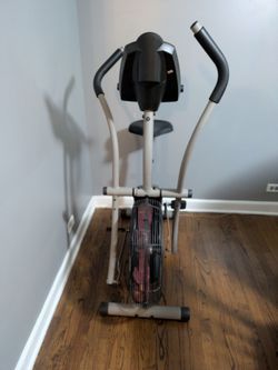 Pro Form Whirlwind Dual Action Exercise Bike.  Battery operated display screen.
