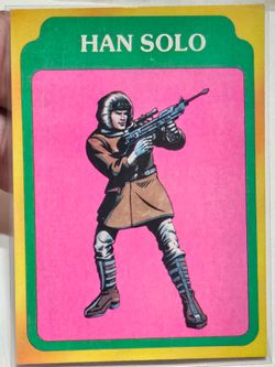 Vintage 1980 Han Solo Star Wars Trading Card