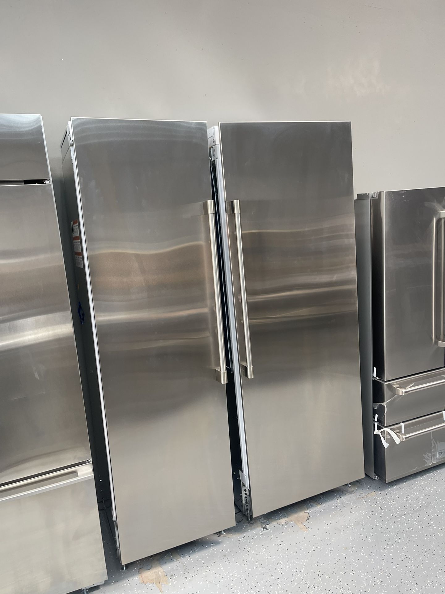 New Monogram Colum Set 24’ Freezer 30 Refrigerator