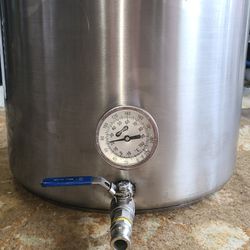15 GALLON STAINLESS STEEL BREW KETTLE