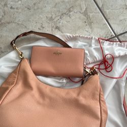 Authentic Coach Purse And Matching Wallet
