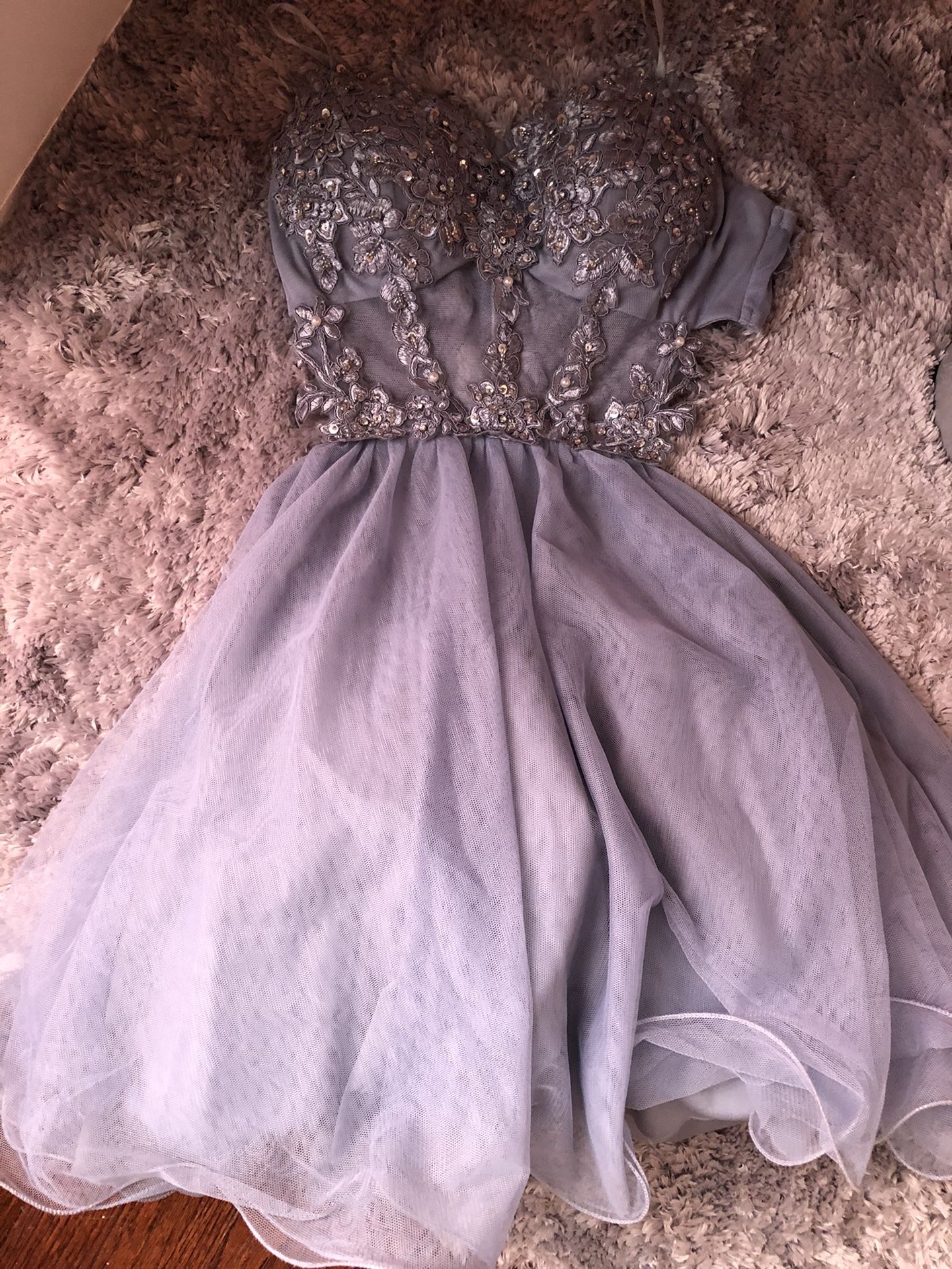 Grey prom/homecoming dress any special occasion