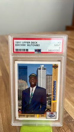 1991 Upper Deck Basketball Dikembe Mutombo Rookie